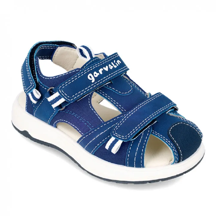 ZAPATOS GARVALIN DE NIñO AZUL 242850A