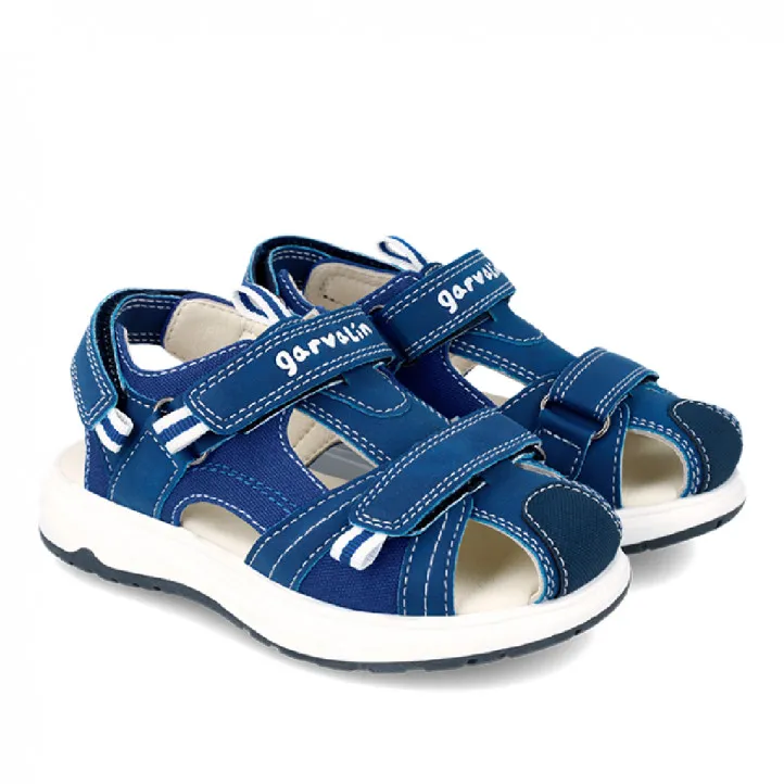 ZAPATOS GARVALIN DE NIñO AZUL 242850A