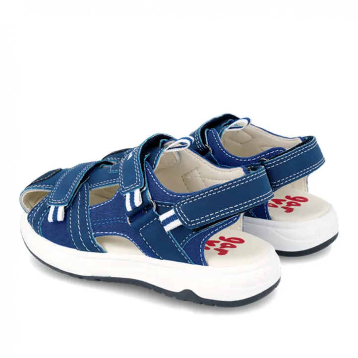 ZAPATOS GARVALIN DE NIñO AZUL 242850A